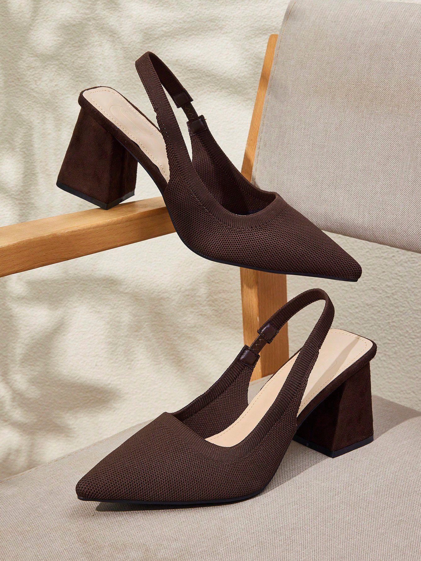 Escarpins Abricot Pointus pour femme – Image 13