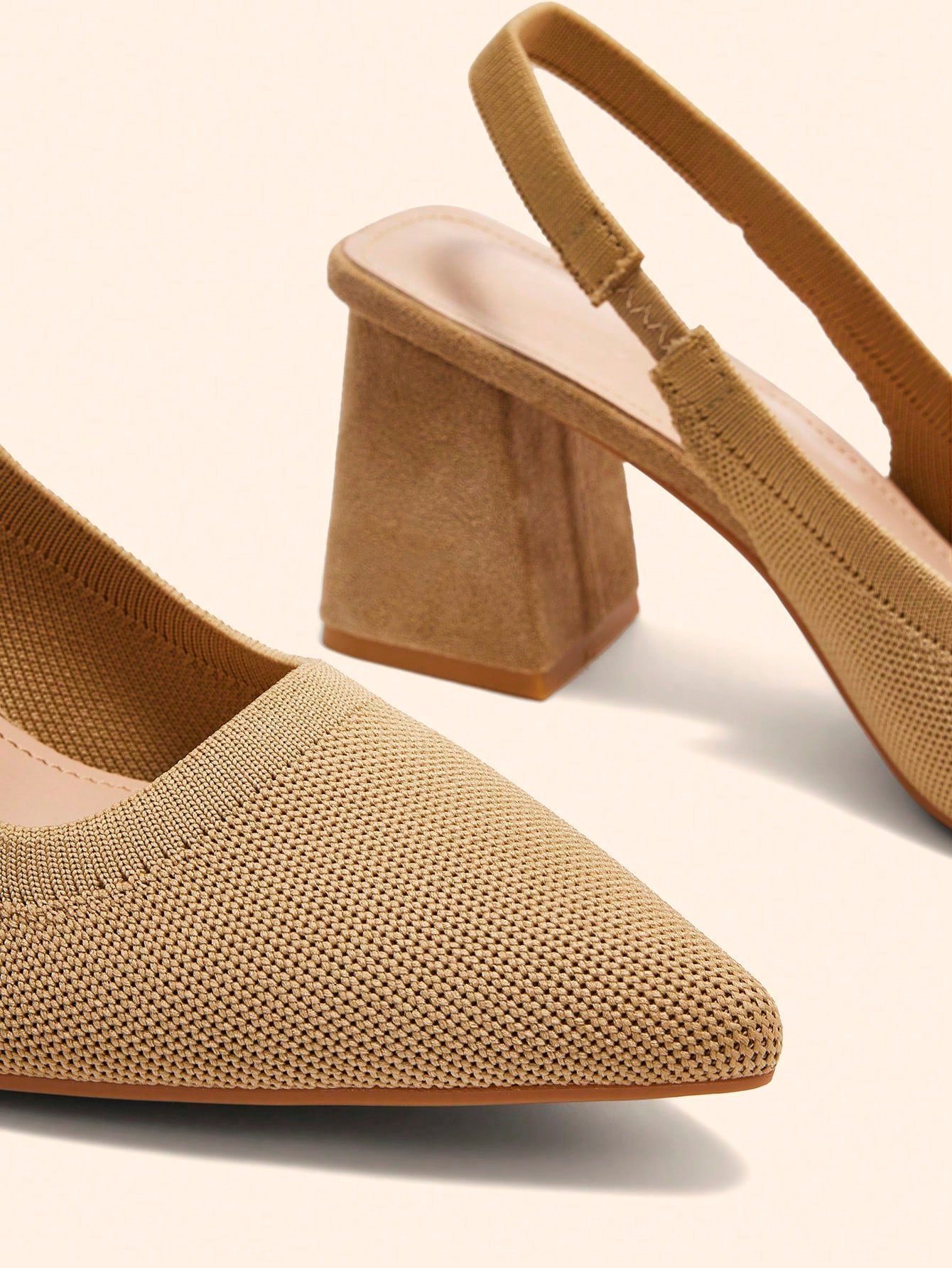 Escarpins Abricot Pointus pour femme – Image 5