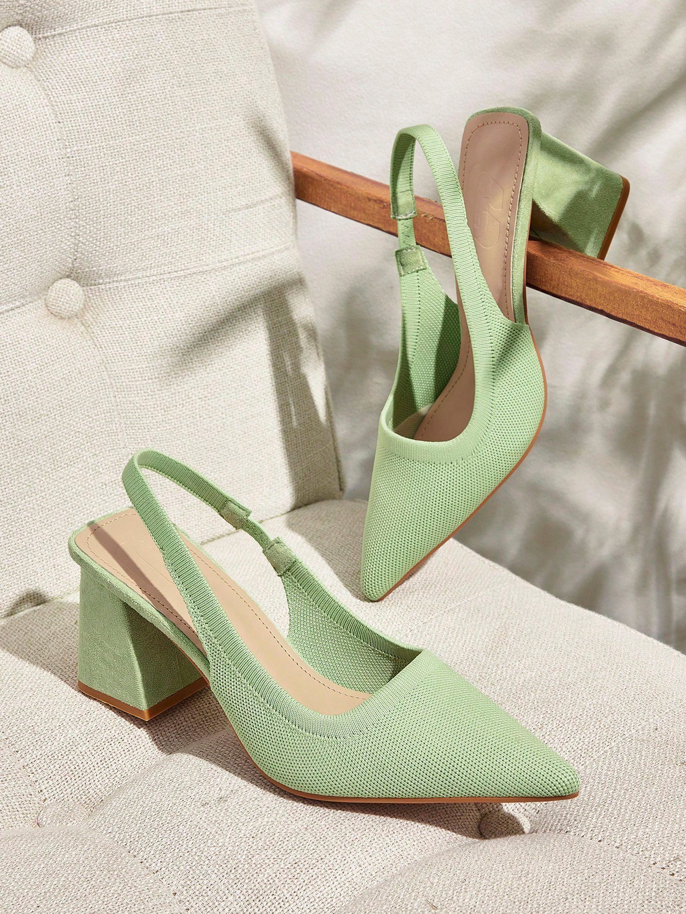 Escarpins Abricot Pointus pour femme – Image 14