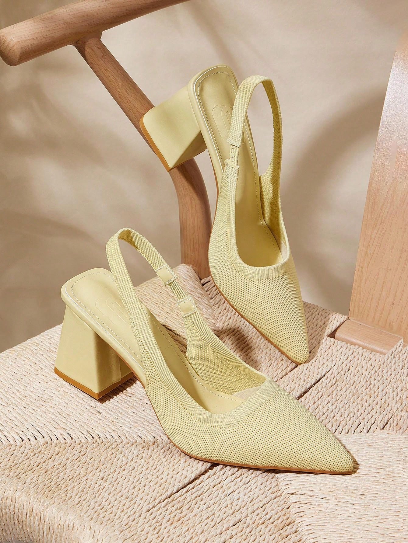 Escarpins Abricot Pointus pour femme – Image 17